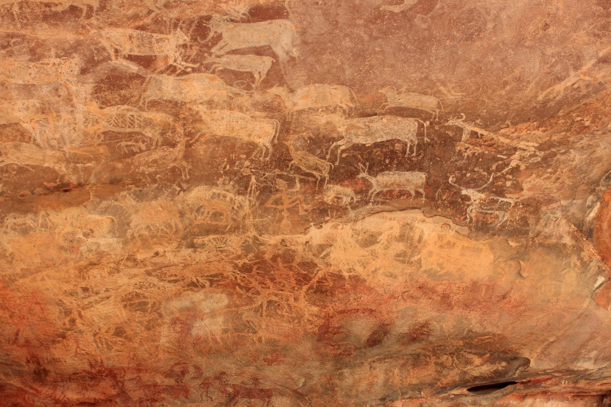 Bhimbetka Rock Painting - Madhuban Eco Retreat bhopal